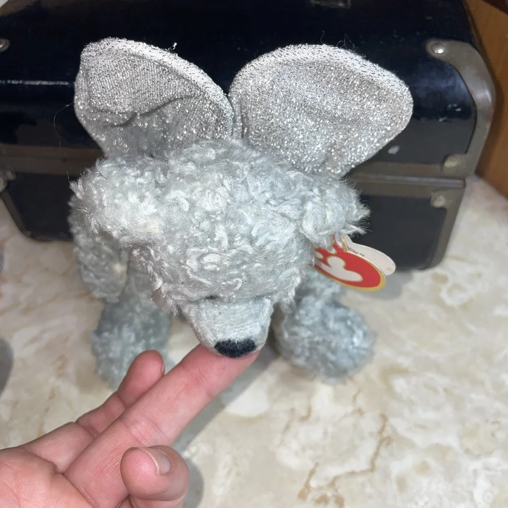 Ty Attic Treasures Collection Sterling‎ Gray Bear Silver Wings